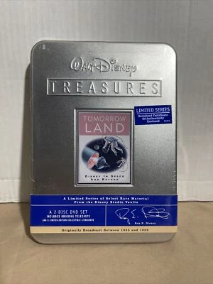 Walt Disney Treasures: Tomorrow Land (DVD, Collector Tin, 2-Disc Set) New Sealed - Image 1 of 4