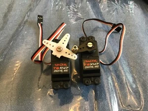Tactic TSX47 High-Torque, Metal Gear Servos.  2 ea. used, - Picture 1 of 2