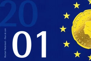 Niederlande KMS Kursmünzensatz 2001 Gulden - Picture 1 of 1