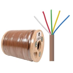 18/5 Thermostat Wire 18 Gauge Solid Copper CMR Heating HVAC AC Cable 500FT - Picture 1 of 3
