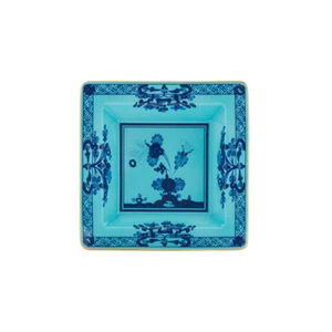 Ginori 1735 Oriente Italiano - Small Square Ashtray Iris Ginori 1735 - Picture 1 of 3