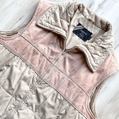 Vintage 70s Sears Outerwear Vest Men’s XL Brown Tan Corduroy Western - Image 1 of 4