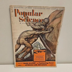 Vintage March 1927 Popular Science Monthly Vol 110 No 3 Art Deco Cover - Picture 1 of 8