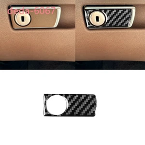 Carbon Fiber Glove Box Handle Switch Trim For Mercedes Benz E Class W213 2016-22 - Picture 1 of 15