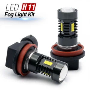2x H11 H9 LED Headlight Bulbs Kit Low Beam/Fog Light CSP-Chip 6000K White - Picture 1 of 9