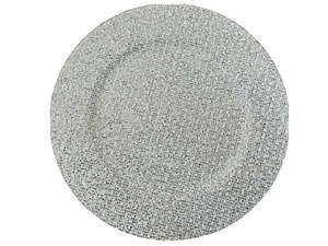 6 Sottopiatti, postotavola,.colore argento, diametro 33 cm, FadeMaison - Foto 1 di 4