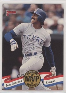 1993 Donruss MVPs Juan Gonzalez #MVP-21