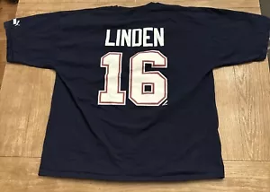Camicia Vancouver Canucks (VINTAGE) - Tervor Linden 16 grafica taglia XXL - Foto 1 di 7
