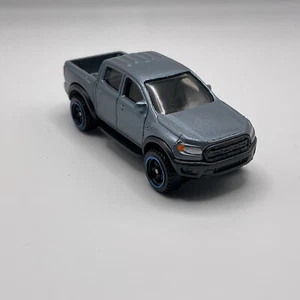 Hot Wheels '19 Ford Ranger Raptor in blau metallic silber mit Lagerfelgen CUSTOM - Bild 1 von 5