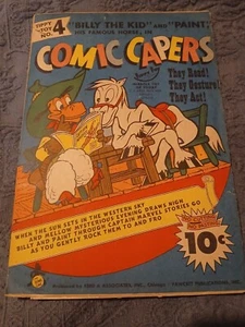 Vintage Fawcett Comic Capers Book TIPPY TOY No 4 Billy The Kid & Paint His Horse - Picture 1 of 10