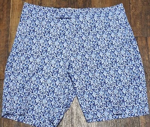 NWT RLX Ralph Lauren Men Blue Fish Tailored Fit Performance Stretch Golf Shorts - Picture 1 of 5