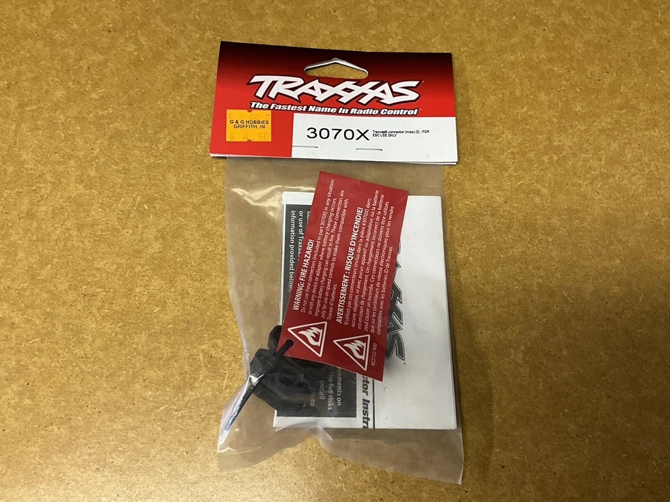 Traxxas #3070X Male Connector (2) New - Image 1 of 1