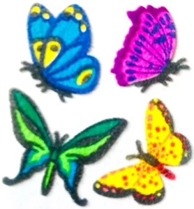 Pegatinas Sandylion **RARAS** MARIPOSA DIFUSA, MARIPOSAS *DE COLECCIÓN* - Imagen 1 de 1