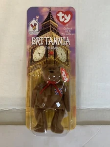 Britannia The Bear 1997 McDonalds Ty Beanie Baby juguete coleccionable sellado de colección - Imagen 1 de 3