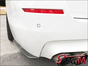 Labio divisor de parachoques trasero DP CF fibra de carbono para BMW F10 F11 M-Tech y M-Sport - Imagen 1 de 2