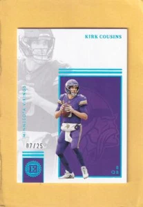 2022 Panini Encased Sapphire #100 Kirk Cousins Minnesota Vikings NM-MT+ 7/25 - Bild 1 von 2