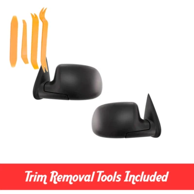 Manual Mirror Set For 1999-2006 Silverado Sierra Suburban GM1320230 GM1321230 - Image 1 of 3