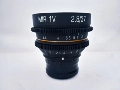 lens Mir 1b 1v 2.8 / 37mm REHOUSE BLACK BOKEH lens Cinemod Sony E-Mount - Image 1 of 4