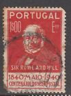 Portugal - 1E Centenary Of First Adhesive Postage Stamp (Used) 1940 (Cv $10)