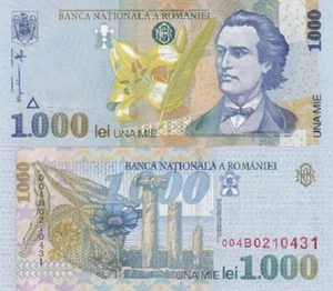 Romania - 1000 Lei 1998 UNC Pick 106 Lemberg-Zp - Picture 1 of 1