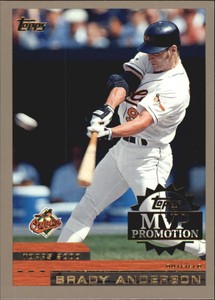 2000 Topps MVP Promotion Orioles Baseball Card #103 Brady Anderson /100