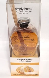 RARE Yankee Candle Simply Home 3 oz. Vanilla Frosting 12 Reed Diffuser NIB - Picture 1 of 7