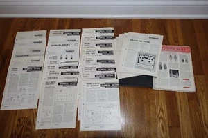 1947 1956 LOT OVER 50 Sylvania News Service Dealer Television Technical Section - Picture 1 of 6