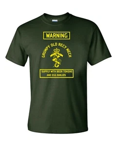 REME T-Shirt Royal Electrical and Mechanical Engineers,Grumpy Recy Mech - Picture 1 of 5