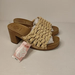 Sam & Libby Shoes/Sandals Carina Knotted Mule Eggshell Women's Size US 9 1/2 - Picture 1 of 9