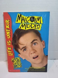 Libro de bolsillo vintage Malcolm in the Middle #1 Life is Unfair 2000 | Scholastic 1st - Imagen 1 de 6