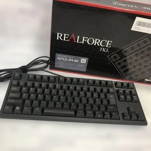 Topre Realforce R2Tls-Jp4-Bk Tenkeyless Keyboard Black 87 Key 45G Electrostatic - Picture 1 of 14