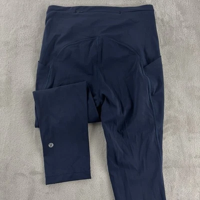 Lululemon Swift Speed High Rise Leggings Womens Size 6 Navy Nulux Pocket Crop - Image 1 of 4