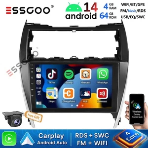 Radio estéreo GPS + cámara 4+64 GB Android14 Carplay para Toyota Camry 2012-2014 - Imagen 1 de 15