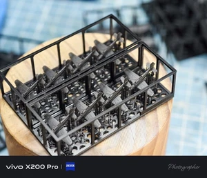 3D-gedrucktes 1/700 unbemaltes Modell des britischen Fulmar Aufklärungskampfjets 8/Stk. - Bild 1 von 3