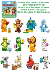 PreSale Complete Set of (12) Series 28 Minifigures 71051 New Factory Sealed 2026 - Picture 1 of 17