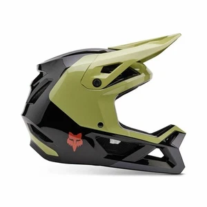 Fox Racing Youth Rampage Barge Pale Green Helmet - Picture 1 of 13