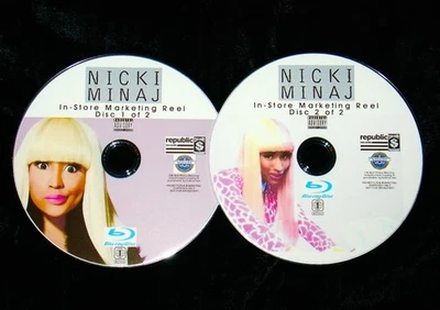 NICKI MINAJ In-Store Marketing Music Video Reel 2 BLU-RAY Set 70 Music Videos - Image 1 of 4