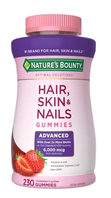 Nature's Bounty Hair, Skin and Nails Advanced, 230 Gummies - Image 1 of 4