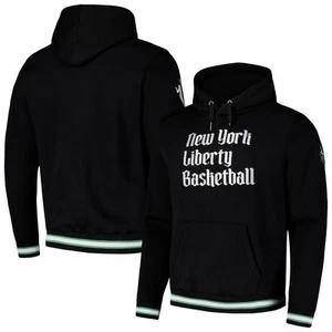 Unisex Black New York Liberty Premium Pullover Hoodie - Picture 1 of 3