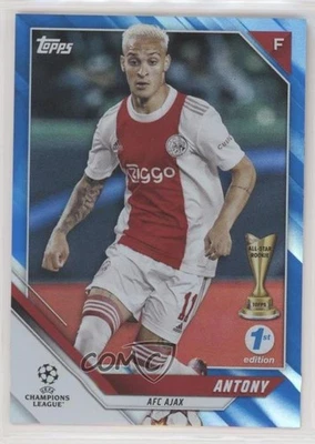 2021-22 Topps UCL Collection 1st Edition Blue Inferno Foil /30 Antony #82 - Image 1 of 2