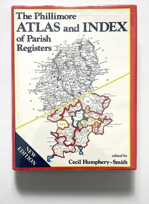The Phillimore Atlas and Index of Parish Registers England Ex-Library HC DJ 1995 - Image 1 of 4