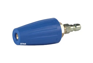 25 Pack Erie Tools Pressure Washer Rotating Turbo 5.0 Nozzles 4000 PSI QC - Picture 1 of 9