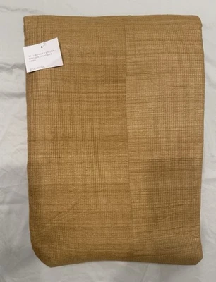 HERRAJES DE RESTAURACIÓN Colcha de Punto de Canal de Seda Cruda KING/CAL KING Camel Foto 1 de 4