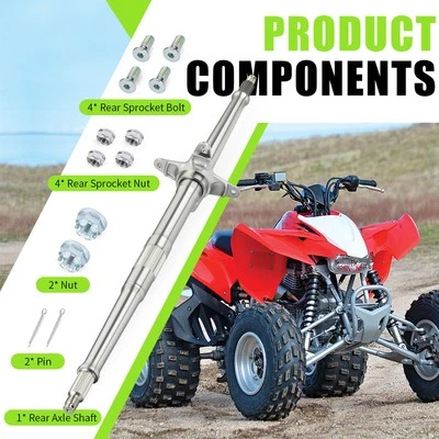 42310-HN1-A40 para Honda TRX400X Sportrax TRX400EX eje trasero TRX 400X 400EX Foto 1 de 4