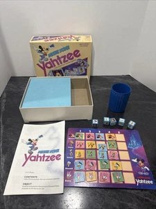 Vintage Disney Mickey Mouse YAHTZEE Spiel 1988 Milton Bradley 100% vollständig - Bild 1 von 6
