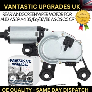 REAR WINDSCREEN WIPER MOTOR FOR AUDI A3 8P A4 B5/B6/B7/B8 A6 C6 Q5 Q7 8E9955711 - Picture 1 of 8
