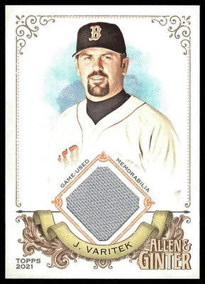 2021 Topps Allen & Ginter / Jason Varitek 贴片遗物 — 第 1/2 张图片