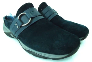 Easy Spirit Eleena Clogs Damenschuhe dunkelblau Wildleder Komfort Größe 9/39 - Bild 1 von 12