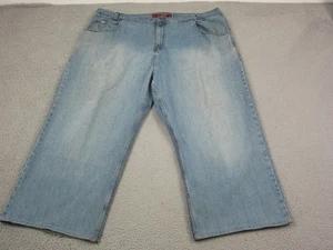 Mekka Hose Herren 50 x 32 Blau Denim Big Baggy Loose Y2K Hip Hop Urban Freizeit - Bild 1 von 21