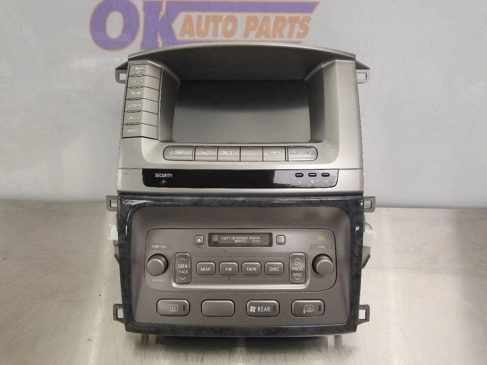 Toyota Land Cruiser 2007 radio pantalla audio con receptor 8612060603 Foto 1 de 4